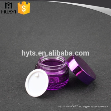 Púrpura de alta calidad Customizing cosmético 40ml tarro de cristal vacío
